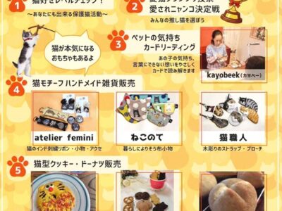猫活にゃんチャリティー。